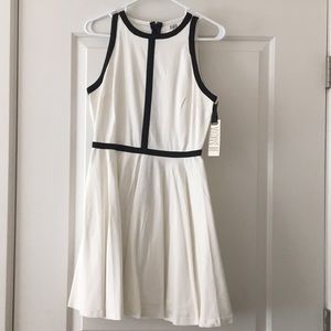 Black and White/Cream Linen dress